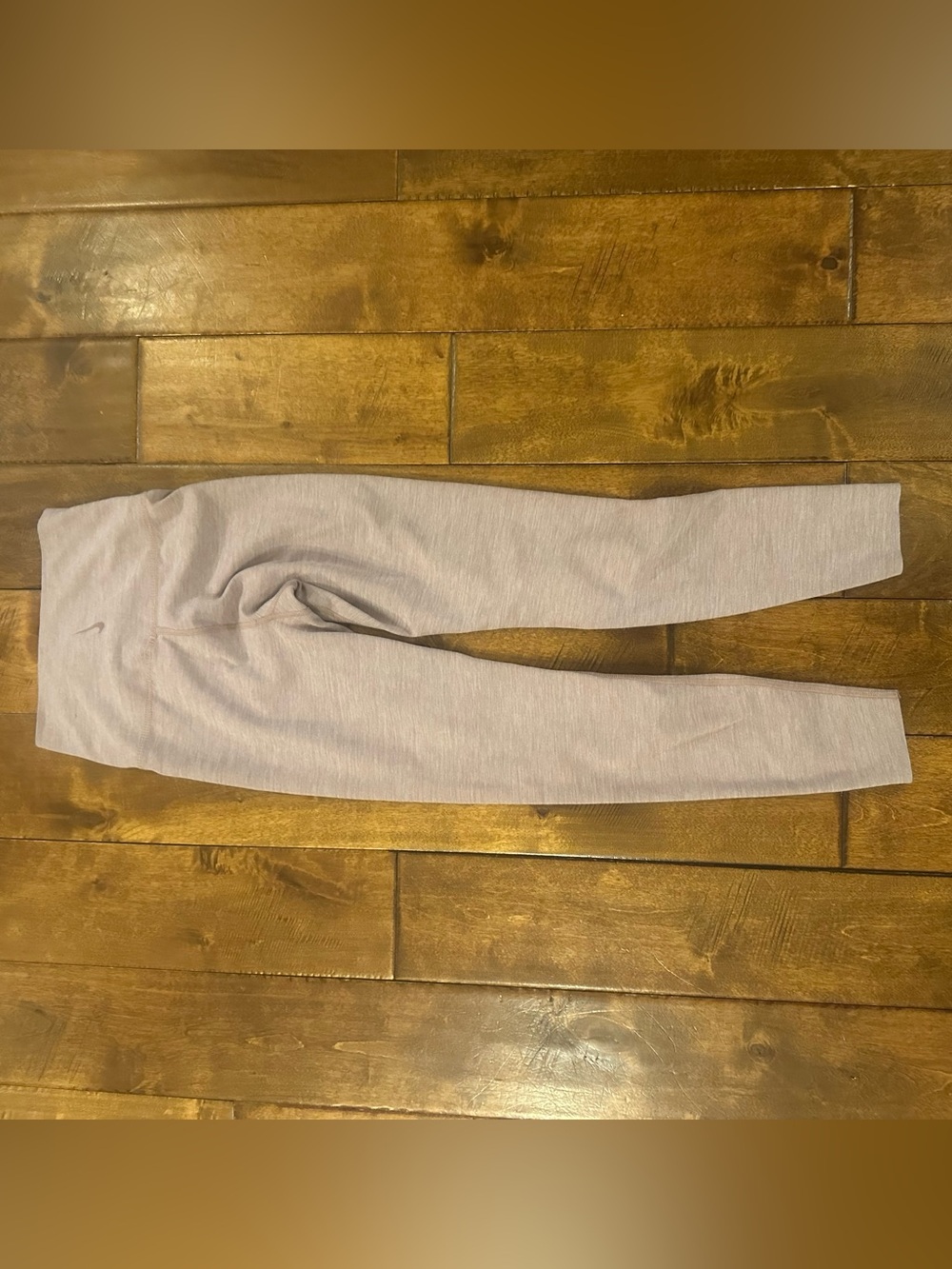 Nike Kids Heathered Light Gray Leggings